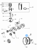 Vetus STM2196 - Set Conrod Bearing Shells for Crankshaft