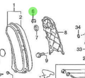 Nanni Diesel 970312077 - Retaining Clip for Timing Gear and Rear Plate