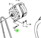 Bukh 500D2367 - M8x35 Machine Screw for DV36, DV48, and EPA48