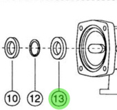 Jabsco 18753-0276 - Ball Bearing for 30540 and 30580 Models