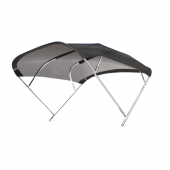 Tessilmare Stainless Steel 4 Arches Blackvelvet Bimini 255 cm