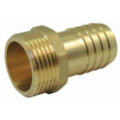 Midinox Brass MM Threaded Fitting - Spline 1-1/4'' x 30mm