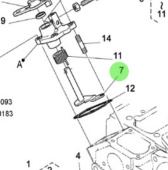 Nanni Diesel 970313005 - Governor Lever Assembly for Speed Control and Accelerator Systems