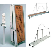Besenzoni Gangway Aluminium Teak Folding 2.50m