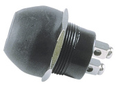 Talamex Plastic Push Button Switch With Rubber Button And Silver Contacts