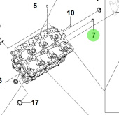 Bukh 15734-18000 - Sealing Cap for S270J Cylinder Head