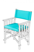 ARC Marine Smaragd Deluxe Cushion For Directors Chair II