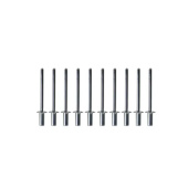 Optiparts EX2692-10 - Pop Rivet Monel Closed 4×10.2 mm (10 pcs)