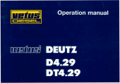 Vetus STM0097 - Operation Manual Deutz D(T)4.29