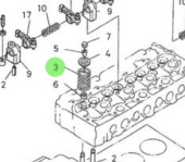 Nanni Diesel 970302005 - Valve Spring for 4 Series and N4 Engines