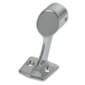 Foresti & Suardi Chromed Brass Handrail Terminal for Ø22 mm Tube, 64 mm