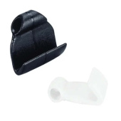 Nuova Rade 44015 - Hooks For Inflatable Boat Cover, 40x40mm, Ø6mm Rope, White