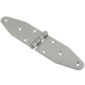 Euromarine Double Oval Stainless Steel Hinge - 180x40mm