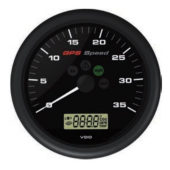 Veratron ViewLine GPS Speedometer 0-35 kn Black 110 mm