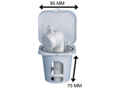 Deck Shower Plastic Flush Mount Case Box