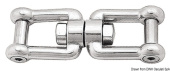Osculati 01.439.03 - Mirror polished stainless steel swivels - 13 mm Shackle + Flush Pin Shackle
