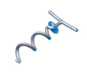Hollex Galvanized Steel Ground Anchor Screws for Mooring & Tents (35–63 cm)
