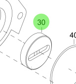 Steyr 2201014-0 - Driving Disc Spare Part for Steyr M160068 Engines