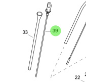 Steyr 2205429-1 - Oil Dipstick Assembly