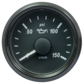 VDO A2C3833480025 - SingleViu 1402 Engine Oil Pressure 150PSI Black 52mm