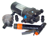 Flojet R4325343L - Heavy Duty Pressure Controlled Washdown Diaphragm Pump 24V 4.5GPM S/E SW40 R