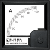 Blue Sea 1054 - DIN Ammeter DC 0–100A+Shunt