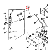 Northern Lights R515044 - NUT,INJECTION LINE CONNECTION