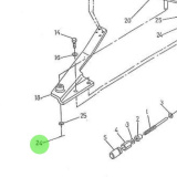 Nanni Diesel 970300292 - Cotter Pin 1.6x25 for 5.250TDI Engines