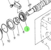 Nanni Diesel 970312500 - Ball Bearing for Camshaft Injection Pump