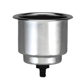 Stainless Steel Drink Holder, Not Foldable, Mounting Hole 90mm, H=110mm