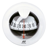 Plastimo 63860 - White Compass Offshore 75, White Conical Card, Dashboard Mounting, Z/AB