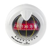 Plastimo 65743 - Compass Mini Contest2 White, Red Conical Card, Zone ABC
