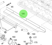 Steyr 2205410-6 - Protecting Sheet and Frame Seal for M160068 Engines