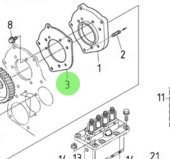 Nanni Diesel 970310923 - Gasket for Camshaft Injection Pump