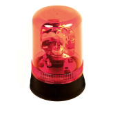 Flashing Light Orange Pipe Mounting 24V