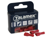 Talamex Terminal Spade Female Sleeve Red 6.3mm (36 pcs)