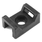 Plastimo P204058 - Cable Tie Saddle Up To 9 mm Black (100 pcs)