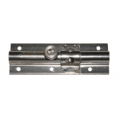 Aldeghi Spring Door Bolt With Padlock Eye 105X36 mm