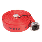 Fire Hose With Coupling 20m Red 3" X NA 81