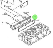 Nanni Diesel 970310527 - Inlet Manifold Assembly for 3.100HE Engines