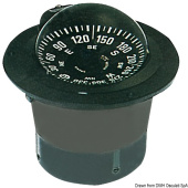 Osculati 25.027.00 - RIVIERA BU1 Compass 4" Recess-Fit Model