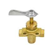 Marine Town Brass Three Ways Valve 1/4