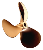 Radice 3-Blade Bronze Propeller Type C7, 20"x15", Shaft Ø35mm, Taper 1:10, Right