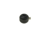 Clamcleat PT524 / PT525 Screw-On Stopper Balls for 6–9 mm Rope or Tube, Black HDPE