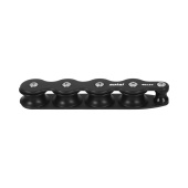 Antal D440 - Aluminum Organizer, 4-Sheave, D=40mm, P=44mm, Line Ø14mm, L=199mm, SWL 600kg
