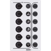 Lalizas 31381 - Control Panel 6 Switches IP67 12/24V