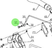 Nanni Diesel 970310504 - Eye Joint Bolt for Turbocharger and Fuel Filter Assemblies