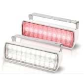 Hella Sea Hawk XL 9-32V - Spreadlight, Red/White Light Colour, White Housing