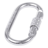 Carabiner With Safety Closure For Harnness