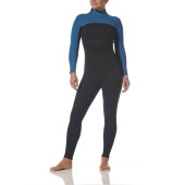 Plastimo P203705 - Essential 3/2mm Wetsuit Women's Black/Ocean Size 10 XXS